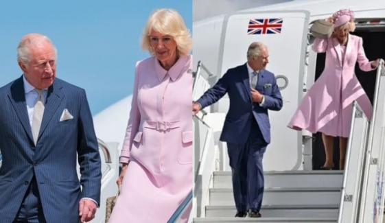 King Charles and Queen Camilla touch down in US for landmark visit 