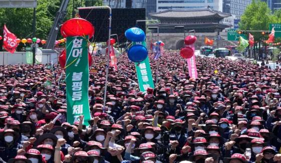Global Labour day rallies erupt as war and energy crisis fuel anger