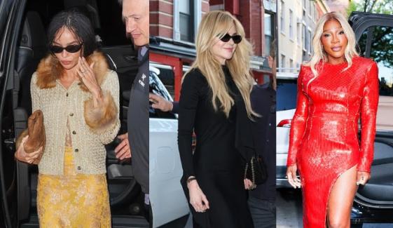 Zoë Kravitz flashes engagement ring at pre-Met Gala event with Nicole Kidman, Serena Williams