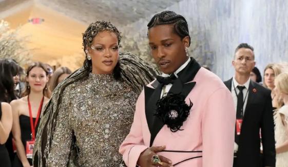 Rihanna, A$AP Rocky make signature late entrance at Met Gala 2026
