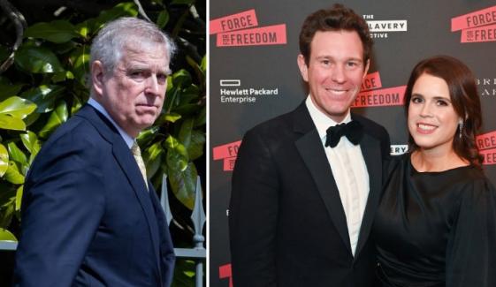 Andrew chased by unknown man in first outing after Eugenie's pregnancy news
