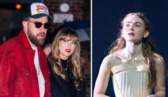 Taylor Swift, Travis Kelce bring their romance to Sadie Sink’s ‘Romeo & Juliet’