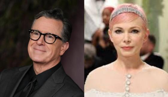 Stephen Colbert makes surprising confession about Michelle Williams