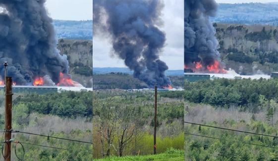 Searsmont: Explosion at Robbins Lumber mill prompts hospitals to gear up for casualties