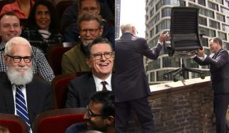 David Letterman reunites with Stephen Colbert one last time before 'The Late Show' ends 