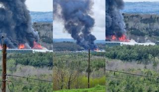 Searsmont: Explosion at Robbins Lumber mill prompts hospitals to gear up for casualties