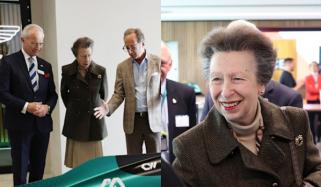Princess Anne 'crosses paths' with Aston Martin in surprise AMR Technology Campus visit 