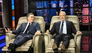 Jon Stewart pays emotional tribute to Stephen Colbert ahead of 'The Late Show' finale