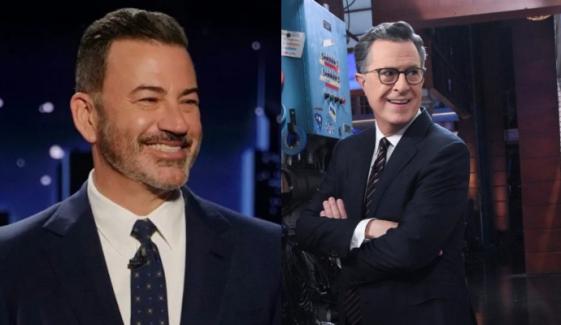 Jimmy Kimmel offers heartfelt respect for Stephen Colbert show's final episode