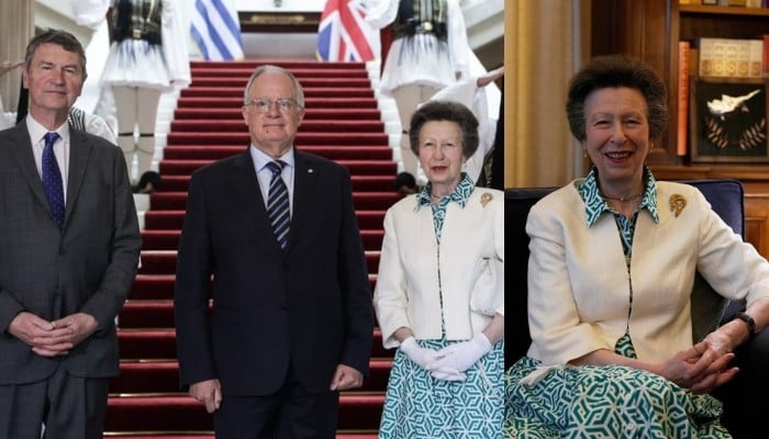Princess Anne channels her younger years as she kicks off Greece trip with key meeting 