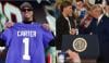 Abdul Carter calls out Jaxson Dart over Trump introduction at NY rally