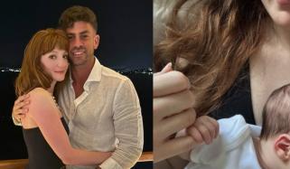 Nicola Roberts announces birth of first child with Mitch Hahn: 'Perfect little baby'