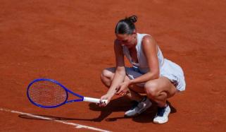 Kostyuk fights back tears at French Open after missile hits near her Ukraine home