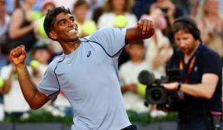 Nishesh Basavareddy shocks Taylor Fritz at Roland Garros 2026
