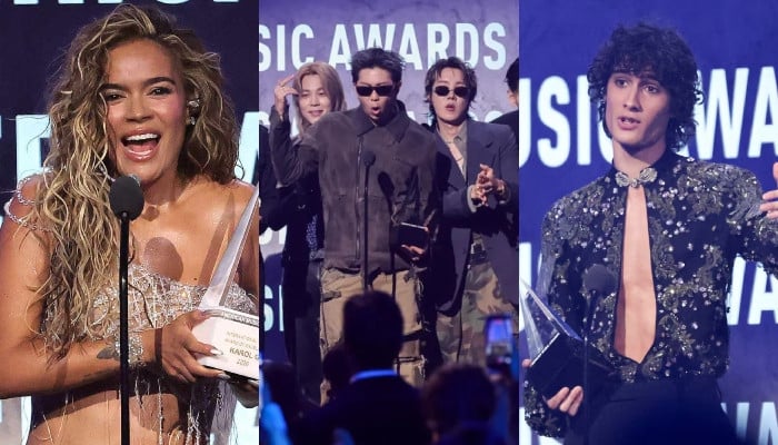 See full list of winners at 2026 AMAs as BTS, Sombr dominate the night