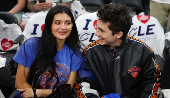 Kylie Jenner, Timothée Chalamet bring couple goals to Knicks playoff night