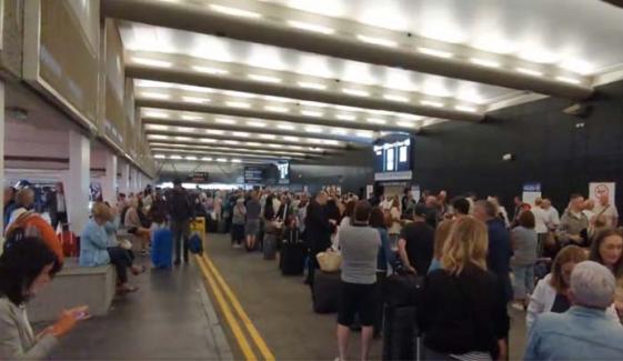 Manchester airport terminal two closed after welfare concern sparks major travel delays