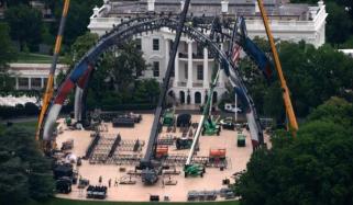 White House builds UFC Arena on lawn for US 250th anniversary