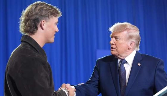 Trump backs Jaxson Dart as Giants star hit with backlash after rally: ‘Winner’