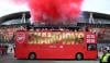 Arsenal trophy parade: Thousands descend on North London despite UCL miss
