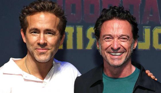 Ryan Reynolds, Hugh Jackman take infamous Shoey Challenge