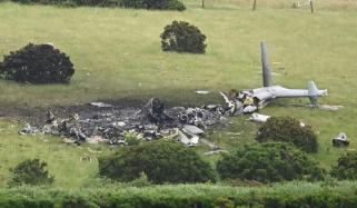 Royal Navy helicopter crashes into Devon field, killing three service personnel