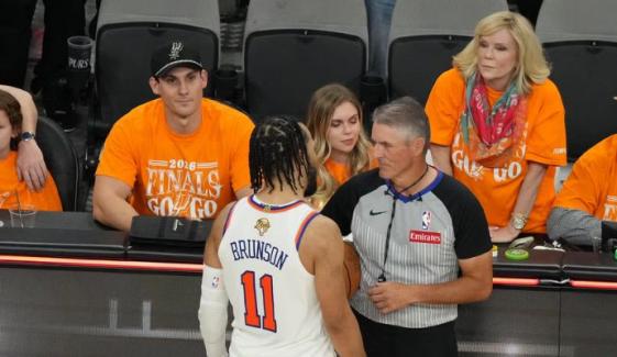NBA investigates courtside fans after Jalen Brunson complaint in Finals opener