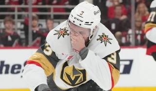 Brayden McNabb injured: Golden Knights defender struck by puck in Stanley Cup Final