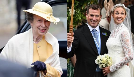 Princess Anne relives royal history at son Peter Phillips' wedding to Harriet Sperling