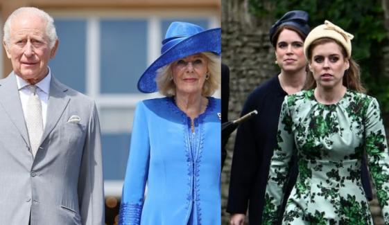 King Charles keeps 'distance' from Beatrice, Eugenie at wedding amid royal rent row 