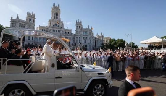 Over one million gather in Madrid for Pope Leo's open-air mass