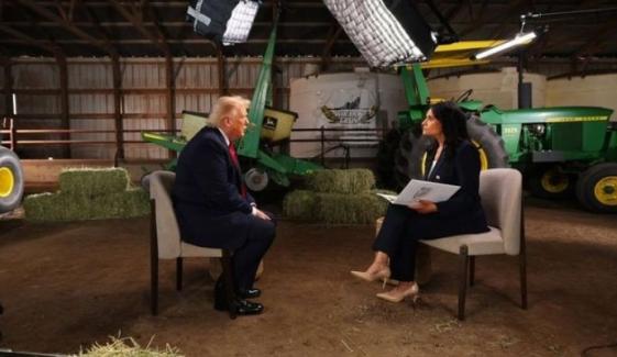 Trump walks out of NBC interview over election claims