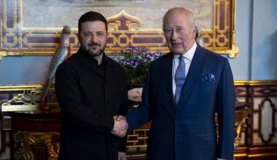 Zelenskyy meets King Charles III, Starmer in UK to thank for support in war 