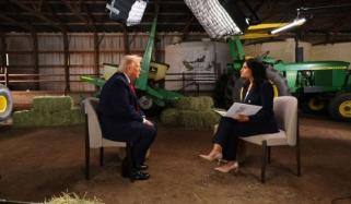 Trump walks out of NBC interview over election claims