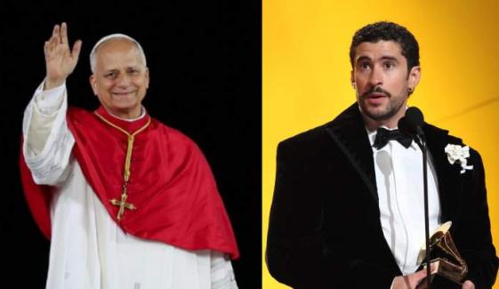 Pope Leo meets Bad Bunny at Madrid stadium after hosting historic rally 