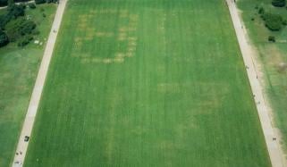 '8647' markings on National Mall grass in US capital prompts investigation