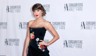 Taylor Swift holds back tears as she makes Songwriters Hall of Fame history