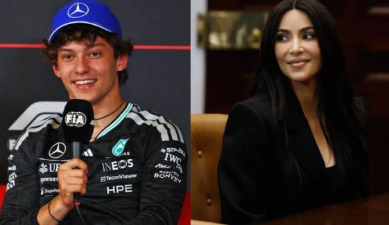 Kimi Antonelli receives personalised gift from Kim Kardashian after 'towel' drama