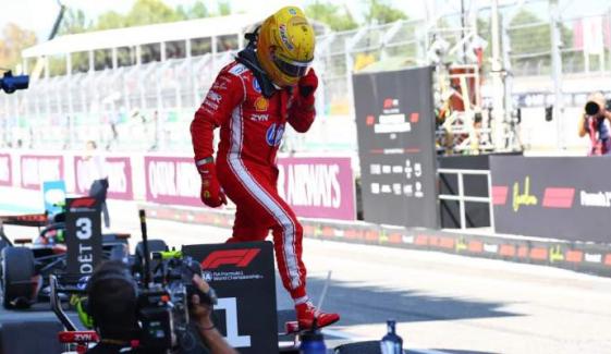 Lewis Hamilton shares emotional message after first-ever race win with Ferrari