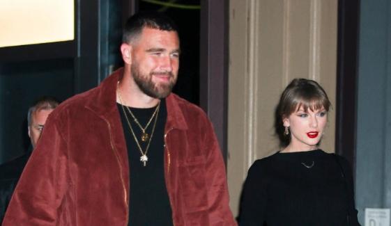Taylor Swift, Travis Kelce spent weekend in NYC on Broadway night out