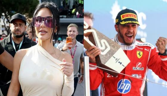Kim Kardashian reacts to Lewis Hamilton's first Barcelona Grand Prix victory in surprise post