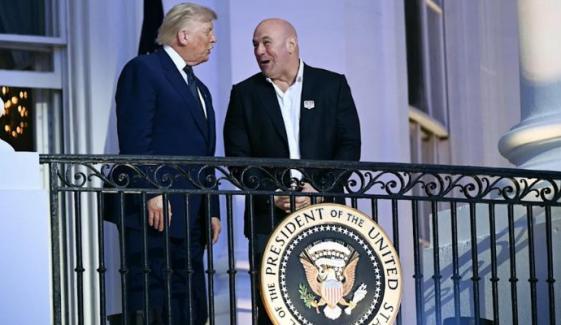 President Trump hosts UFC fight on White House Lawn for 80th birthday