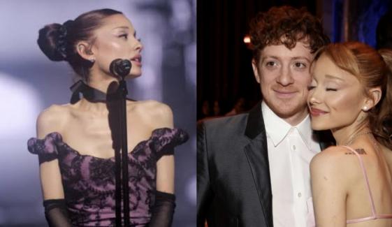Ariana Grande fights back tears during LA show amid Ethan Slater split rumours
