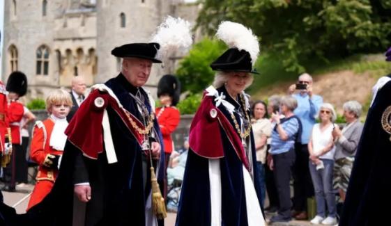 King Charles leads royal family at prestigious Order of the Garter Ceremony