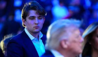 Barron Trump’s new look turns heads at White House UFC event: ‘Serious and sad’