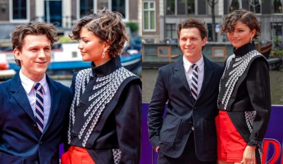 Zendaya, Tom Holland kick off 'Spider-Man: Brand-New Day' press tour ahead of film release