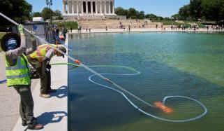 Trump calls out 'vandalism' of Reflecting Pool following renovation failure