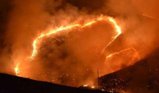 Human-caused Iron fire explodes past 1,000 acres near Eureka 