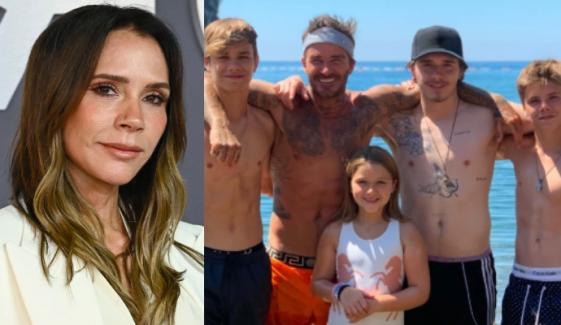 Victoria Beckham signals peace to Brooklyn in moving Father's Day tribute to David 
