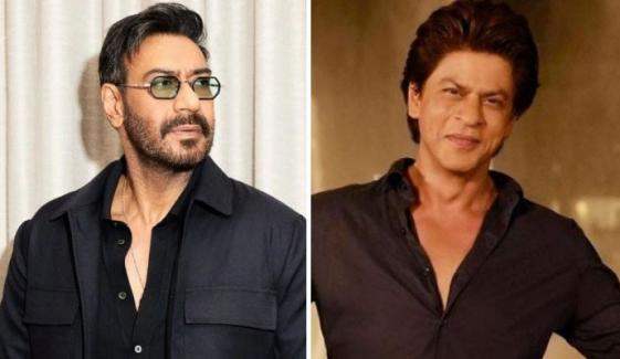 Ajay Devgn takes bold swipe at Shah Rukh Khan on his 34th anniversary in Bollywood